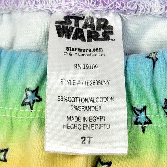 Star Wars Grogu Pink and Rainbow Set Size 3T - Picture 7 of 9